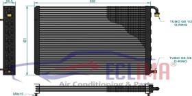 ECLIMA B01200030 - CONDENSADOR SERPENTIN 532X401X55,5MM 10000KCAL PASO 3,25MM