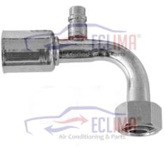 ECLIMA 910F093 - RACOR ORING 90º 5/8 C/C R134A