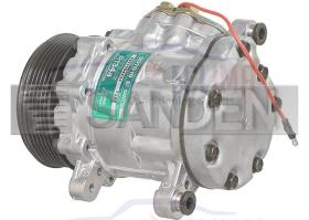 ECLIMA 121582 - COMPRESOR SANDEN SD7B10 FLANGIA OPEL PV6 112MM  12V