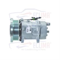 ECLIMA 121537 - COMPRESOR SANDEN SD7H15 FIAT AGRI-FORD AGRI-N PV8 133MM 12V