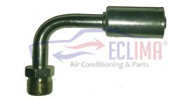 ECLIMA 906F006 - RACOR INSERT ORING 3/8 90º ACERO