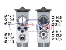 ECLIMA 160111 - VALVULA EXPANSION MINI BLOQUE MERCEDES