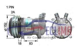 ECLIMA 121521 - COMPRESOR SANDEN SD5H14 O.RING VERT. 2A 152