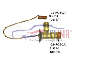 ECLIMA 160124 - VALVULA EXPANSION STANDARD ANGULAR O-RING IN 3/8 OUT 1/2