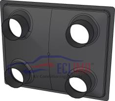 ECLIMA D063113 - DIFUSOR RECTANGULAR 4X45MM SALIDAS