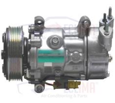 ECLIMA 122033 - COMPRESOR SANDEN MINI 1.4-1.6 ´06SD6V12 PK6 109MM 12V
