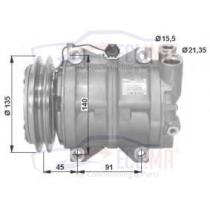 ECLIMA 121024 - COMPRESOR ZEXEL DKS17CH NISSAN 1A 135MM 12V