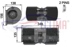 ECLIMA 48028BG - TURBINA DOBLE 12V 006-A46-22 910M3