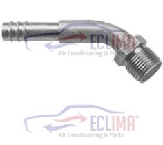 ECLIMA 906F163 - RACOR INSERT ORING ALUMINIO 45º G06