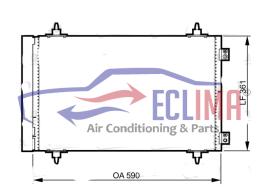 ECLIMA B01200051 - CONDENSADOR PSA