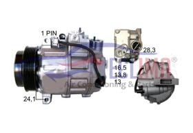 ECLIMA 121679 - COMPRESOR DENSO 6SEU16C MERCEDES PV6 110MM 12V