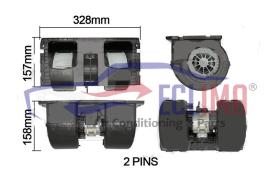 ECLIMA 40031BG - TURBINA INTERIOR DAF VOLVO FM9-FM12 RENAULT PREMIUN