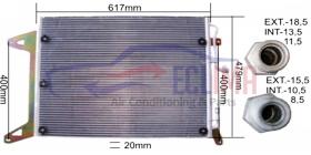 ECLIMA B01200164 - CONDENSADOR IVECO EUROSTAR TECH TRACKER