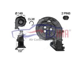 ECLIMA 40074BG - MOTOR TURBINA INTERIOR OPEL VECTRA SAAB 9-3