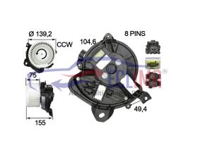 ECLIMA 40085BG - MOTOR TURBINA INTERIOR PUNTO/CORSA D 06-