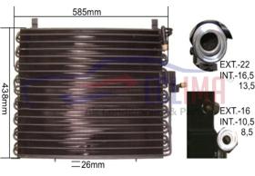 ECLIMA B01200232 - CONDENSADOR MERCEDES W124 200D-300D