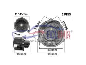 ECLIMA 40042BG - MOTOR TURBINA INTERIOR MAQUINA LC210-300-R300-9 24V