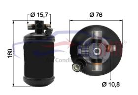 ECLIMA 161120 - FILTRO DESHIDRATADOR MACHO MACHO 160ALTO 76MM