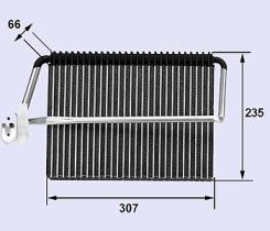 ECLIMA 166646 - EVAPORADOR MERCEDES MB W210 CLASSE E95-03 A2108300958