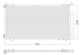 ECLIMA B01200309 - CONDENSADOR HONDA, CR-V II (RD_).