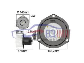 ECLIMA 40051BG - TURBINA INTERIOR CAT D65EX12 24V 146MM 65M