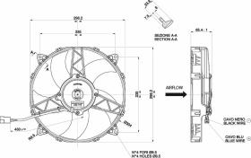 ECLIMA 59059BG - ELECTROVENTIALDOR SPAL 295MM 12V ASP VA26-AP51/C-56A