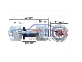 ECLIMA 40117BG - TURBINA INTERIOR MERCEDES-BENZ, ACTROS MP2 / MP3