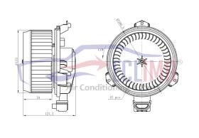 ECLIMA 40177BG - TURBINA HABITACULO 12V  TOYOTA RAV