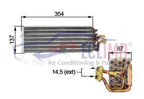 ECLIMA 166208 - EVAPORADOR NEW HOLLAND TN-TF