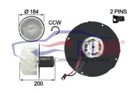 ECLIMA 40112BG - TURBINA INTERIOR TRACTOR  8220 - 8530 - 9620 12V