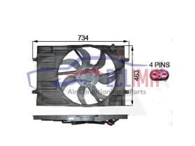 ECLIMA 58077BG - ELECTROVENTILADOR VAG 12-446MM