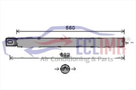 ECLIMA 161147 - FILTRO DESHIDRATADOR MERCEDES W166 ML - GLE - GLS