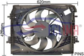 ECLIMA 58034BG - ELECTROVENTILADOR RENAULT DUSTER-CAPTUR-CLIO