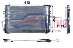 ECLIMA B01200243 - CONDENSADOR MERCEDES A - B