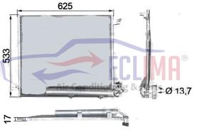 ECLIMA B01200274 - CONDENSADOR MERCEDES  W165 - W251