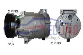 ECLIMA 120937X - COMRPESOR EQUIV. DELPHI RENAULT LAGUNA