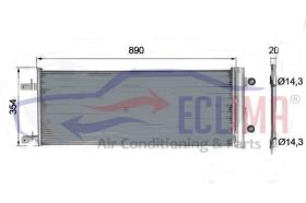 ECLIMA B01200178 - CONDENSADOR DAF