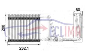 ECLIMA 166075 - EVAPORADOR REANULT TRAFIC III