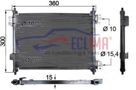 ECLIMA B01200062 - CONDENSADOR NISSAN CABSTAR