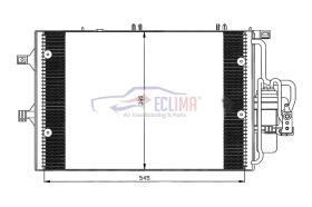 ECLIMA B01200087 - CONDENSADOR OPEL CORSA C 1.7