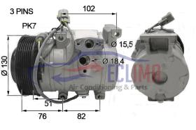 ECLIMA 122139X - COMPRESOR EQUIV. DENSO 10S15C PV7 12V TOYOTA RAV 4 II