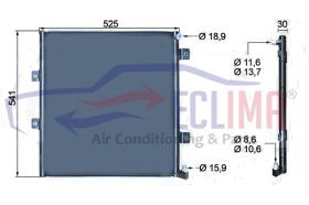 ECLIMA B01200074 - CONDENSADOR FENT 720-724