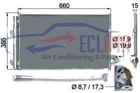 ECLIMA B01200268 - CONDESANDOR BMW