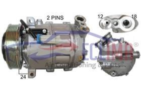 ECLIMA 121976 - COMPRESOR  ZEXEL DCS17 PV6 125MM 12V ALFA - SAAB