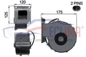 ECLIMA 40156BG - TURBINA INTERIOR JONH DEERE 12V