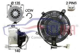 ECLIMA 40138BG - TURBINA INTERIOR OPEL ASTRA - ZAFIRA - CASCADA