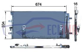 ECLIMA B01200283 - CONDENSADOR AUDI