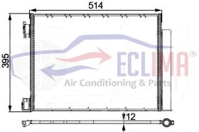 ECLIMA B01200083 - CONDENSADOR MICRA-JUKE-CLIO