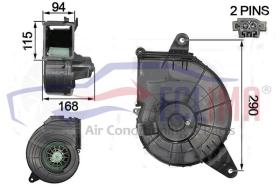 ECLIMA 40160BG - TURBINA INTERIOR MERCEDES VIANO