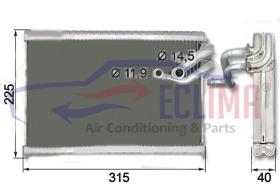 ECLIMA 166096 - EVAPORADOR  CITROEN C4 - BERLINGO - PARTNER
